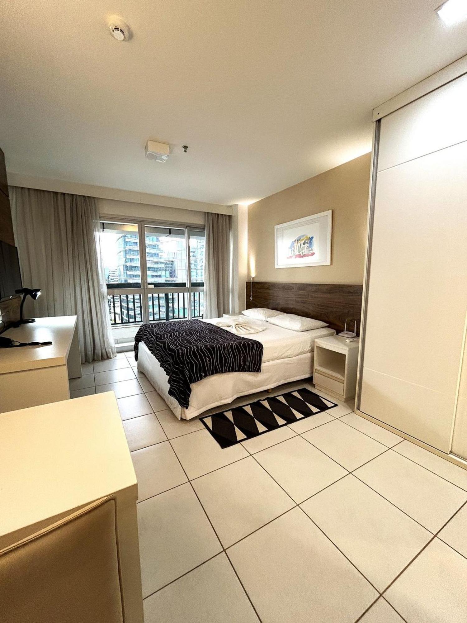 V1318 Lindo Flat Aconchegante Em Andar Alto Apartamento *